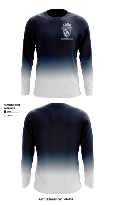 Liberal Arts and Science Academy High School Cross Country 39848663 Long Sleeve Performance Shirt - 1