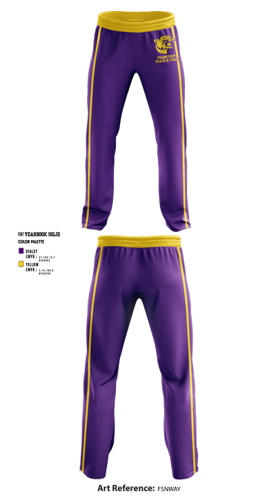 Frankfort High School Track 97612337 Sweatpants - 1