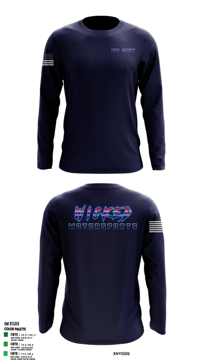 Wicked Motorsports 51428575 Long Sleeve Performance Shirt - 1