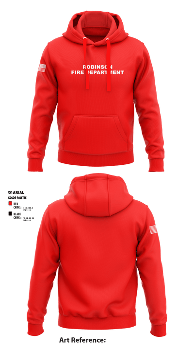 Robinson Fire Department 28685597 Hoodie - 1