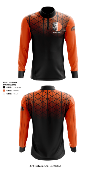 Quarter Zip Jacket, Beaver Falls High School Basketball, Men's Basketball, Teamtime, Team time, sublimation, custom sports apparel, team uniforms, spirit wear, spiritwear, sports uniforms, custom shirts, team store, custom team store, fundraiser sports, apparel fundraiser