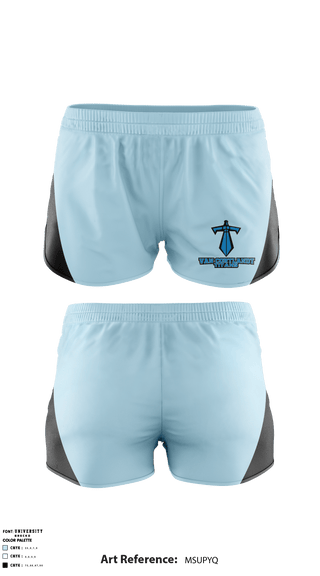 Women's Shorts, Van Cortlandt Titans, Football, Teamtime, Team time, sublimation, custom sports apparel, team uniforms, spirit wear, spiritwear, sports uniforms, custom shirts, team store, custom team store, fundraiser sports, apparel fundraiser