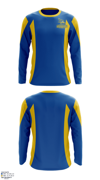 Long Sleeve Performance Shirt, California State University Bakersfield Cheer, School Spirit Store, Teamtime, Team time, sublimation, custom sports apparel, team uniforms, spirit wear, spiritwear, sports uniforms, custom shirts, team store, custom team store, fundraiser sports, apparel fundraiser