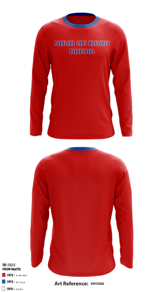 Long Sleeve Performance Shirt, Parkland Magnet High School Basketball, Women's Basketball, Teamtime, Team time, sublimation, custom sports apparel, team uniforms, spirit wear, spiritwear, sports uniforms, custom shirts, team store, custom team store, fundraiser sports, apparel fundraiser