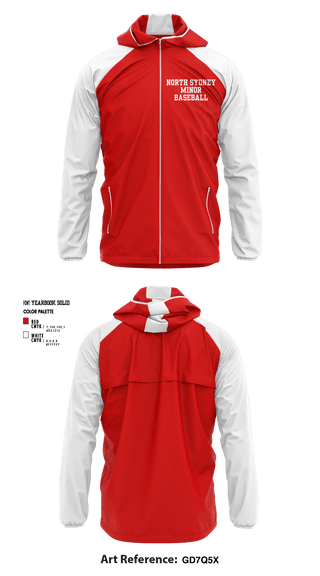 Windbreaker, North Sydney Minor Baseball, Baseball, Teamtime, Team time, sublimation, custom sports apparel, team uniforms, spirit wear, spiritwear, sports uniforms, custom shirts, team store, custom team store, fundraiser sports, apparel fundraiser