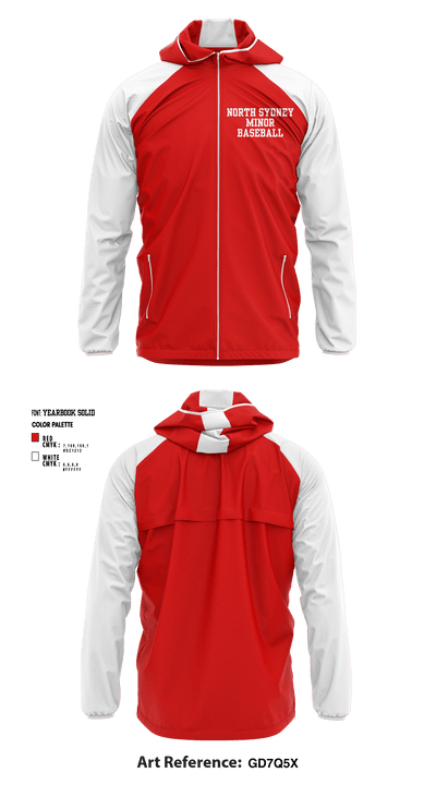 North Sydney Minor Baseball 91022558 Windbreaker - 1