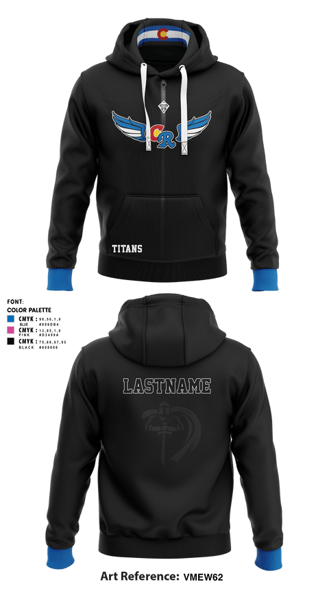 Zip Hoodie, Coal Ridge HS Track & Field, Track & Field, Teamtime, Team time, sublimation, custom sports apparel, team uniforms, spirit wear, spiritwear, sports uniforms, custom shirts, team store, custom team store, fundraiser sports, apparel fundraiser