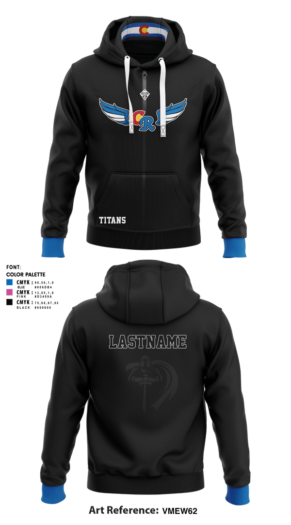 Zip Hoodie, Coal Ridge HS Track & Field, Track & Field, Teamtime, Team time, sublimation, custom sports apparel, team uniforms, spirit wear, spiritwear, sports uniforms, custom shirts, team store, custom team store, fundraiser sports, apparel fundraiser