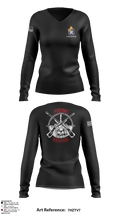 1-32IN Scouts 39715808 Women's Long Sleeve V-neck Shirt - 1