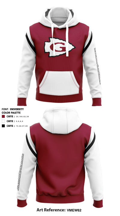 Gettysburg Area HS Cross Country 47898382 Hoodie - 2