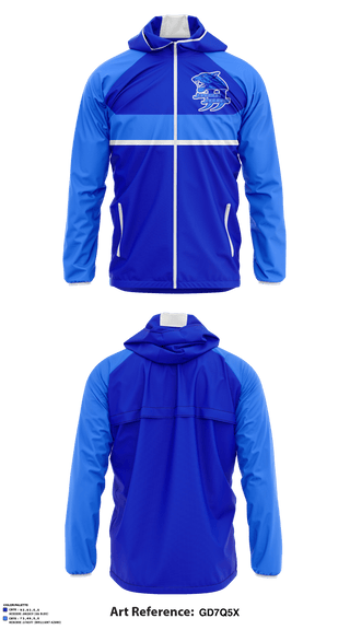 Windbreaker, Johnson High School, , Teamtime, Team time, sublimation, custom sports apparel, team uniforms, spirit wear, spiritwear, sports uniforms, custom shirts, team store, custom team store, fundraiser sports, apparel fundraiser