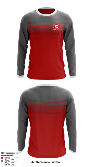 Long Sleeve Performance Shirt, GHS Swimming, Swimming, Teamtime, Team time, sublimation, custom sports apparel, team uniforms, spirit wear, spiritwear, sports uniforms, custom shirts, team store, custom team store, fundraiser sports, apparel fundraiser