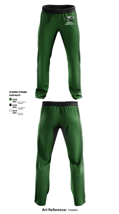 Pasadena High School Track 98345683 Sweatpants - 1