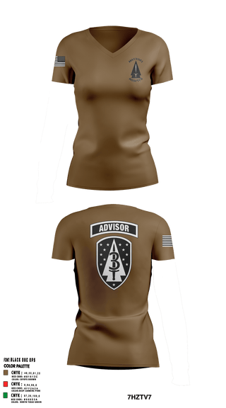 Women's Short Sleeve Vneck Shirt, , Army, Teamtime, Team time, sublimation, custom sports apparel, team uniforms, spirit wear, spiritwear, sports uniforms, custom shirts, team store, custom team store, fundraiser sports, apparel fundraiser