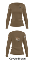 ISS 6154351 Women's Long Sleeve V-neck Shirt - 38