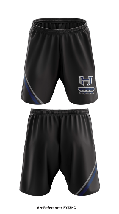 Hendrickson High School 62261568 Athletic Shorts With Pockets - 1
