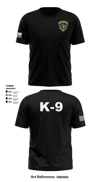 K9 1129861 Short Sleeve Performance Shirt - 8