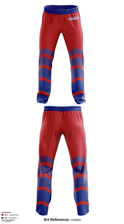 Buena Vista High School Volleyball 19385080 Sweatpants - 1