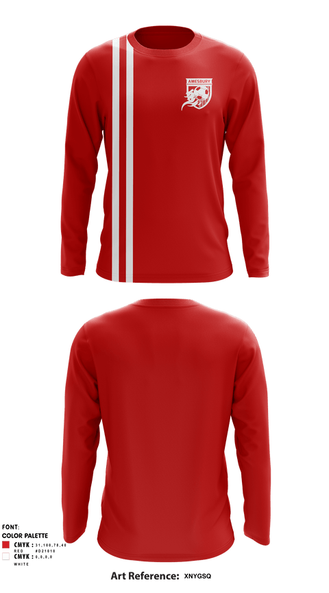 Long Sleeve Performance Shirt, Amesbury Soccer Association, Men's Soccer, Teamtime, Team time, sublimation, custom sports apparel, team uniforms, spirit wear, spiritwear, sports uniforms, custom shirts, team store, custom team store, fundraiser sports, apparel fundraiser