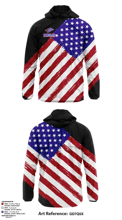 Douglas High School Track 70355725 Windbreaker - 4