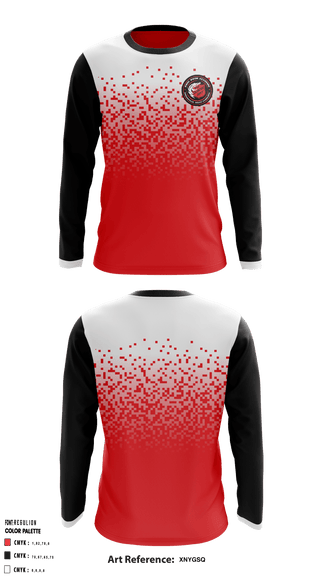 Long Sleeve Performance Shirt, Kroc Swim Academy, School Spirit Store, Teamtime, Team time, sublimation, custom sports apparel, team uniforms, spirit wear, spiritwear, sports uniforms, custom shirts, team store, custom team store, fundraiser sports, apparel fundraiser