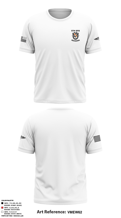 5th SFG Riggers 10164635 71640563 Short Sleeve Performance Shirt - 6