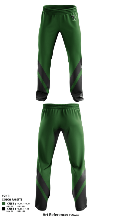 Tigard High School Tennis 55751145 Sweatpants - 1