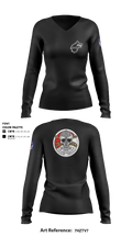 HHT, 5-1 CAV 78942077 Women's Long Sleeve V-neck Shirt - 2