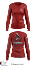178th EN BN 26721135 Women's Long Sleeve V-neck Shirt - 7