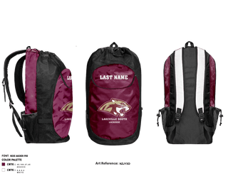 Gear Bag, Lakeville South High School Lacrosse, Men's Lacrosse, Teamtime, Team time, sublimation, custom sports apparel, team uniforms, spirit wear, spiritwear, sports uniforms, custom shirts, team store, custom team store, fundraiser sports, apparel fundraiser