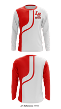 La Salle Lancers 95338847 Long Sleeve Performance Shirt - 1