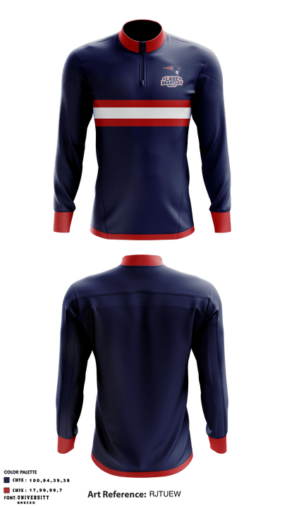Lake Brantley High School Golf 83071924 Quarter Zip Jacket - 2