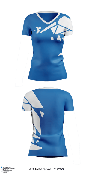 Women's Short Sleeve Vneck Shirt, Youth Sports Henderson Family YMCA, Spirit Store, Teamtime, Team time, sublimation, custom sports apparel, team uniforms, spirit wear, spiritwear, sports uniforms, custom shirts, team store, custom team store, fundraiser sports, apparel fundraiser