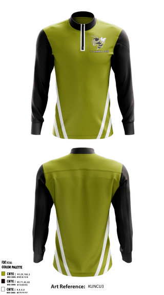 Quarter Zip Jacket, T L Hanna High School Golf, Golf, Teamtime, Team time, sublimation, custom sports apparel, team uniforms, spirit wear, spiritwear, sports uniforms, custom shirts, team store, custom team store, fundraiser sports, apparel fundraiser