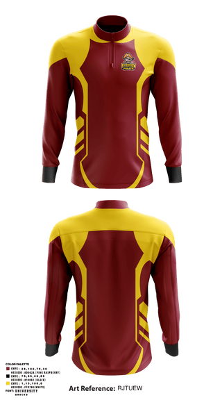 Quarter Zip Jacket, Riverview, Wrestling, Teamtime, Team time, sublimation, custom sports apparel, team uniforms, spirit wear, spiritwear, sports uniforms, custom shirts, team store, custom team store, fundraiser sports, apparel fundraiser