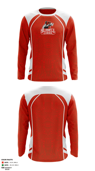 Slidell High School Cheer 49036575 Long Sleeve Performance Shirt - 1