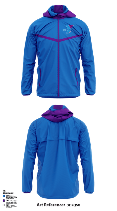 Park South Family YMCA 45974431 Windbreaker - 1