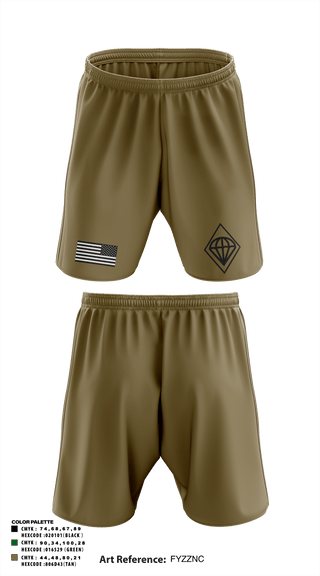 Athletic Shorts With Pockets, Joker Company 2/501 PIR 76292379, Army, Teamtime, Team time, sublimation, custom sports apparel, team uniforms, spirit wear, spiritwear, sports uniforms, custom shirts, team store, custom team store, fundraiser sports, apparel fundraiser