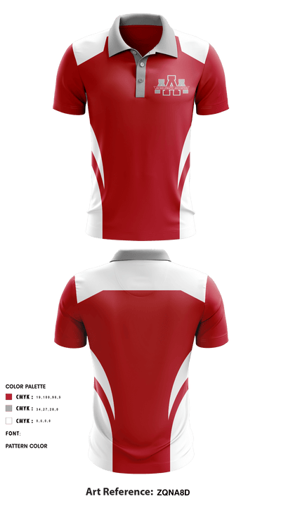Archer Athletic Association 85302557 Short Sleeve Performance Polo - 3