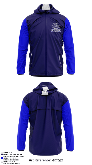 Windbreaker, West Laurens High School Baseball, Baseball, Teamtime, Team time, sublimation, custom sports apparel, team uniforms, spirit wear, spiritwear, sports uniforms, custom shirts, team store, custom team store, fundraiser sports, apparel fundraiser