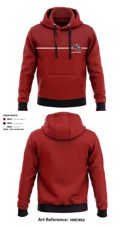 Milaca High School Baseball 25447795 Hoodie - 1