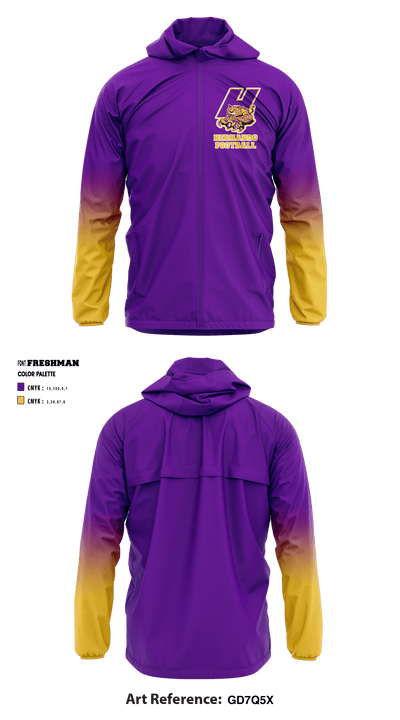 Hernando High School Football 49106685 Windbreaker - 1
