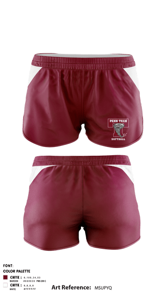 Women's Shorts, Camden County Technical High School-Pennsauken Campus Softball, Softball, Teamtime, Team time, sublimation, custom sports apparel, team uniforms, spirit wear, spiritwear, sports uniforms, custom shirts, team store, custom team store, fundraiser sports, apparel fundraiser