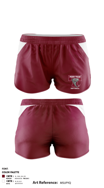 Camden County Technical High School-Pennsauken Campus Softball 60247882 Women's Shorts - 3