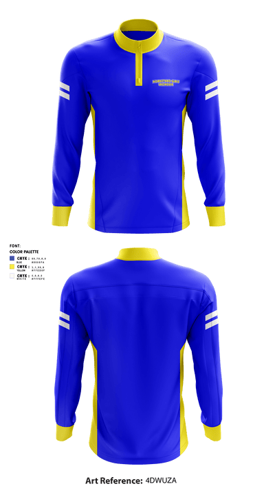 Homestead Girls Lacrosse 4619190 Quarter Zip Jacket - 1