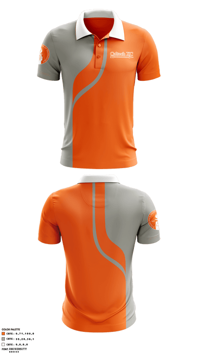 Caltech XC 15018779 Short Sleeve Performance Polo - 1