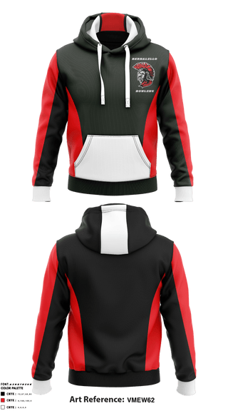 Hoodie, Bernalillo High School Bowling, Bowling, Teamtime, Team time, sublimation, custom sports apparel, team uniforms, spirit wear, spiritwear, sports uniforms, custom shirts, team store, custom team store, fundraiser sports, apparel fundraiser