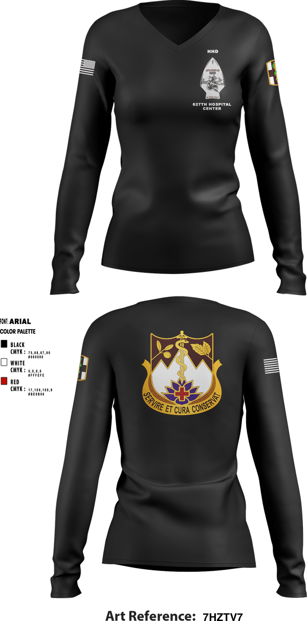 Women's Long Sleeve Vneck Shirt, , Army, Teamtime, Team time, sublimation, custom sports apparel, team uniforms, spirit wear, spiritwear, sports uniforms, custom shirts, team store, custom team store, fundraiser sports, apparel fundraiser