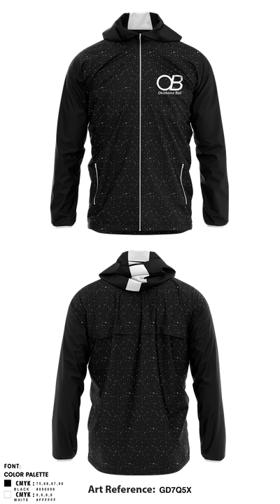 Oklahoma Ball 87159687 Windbreaker - 1