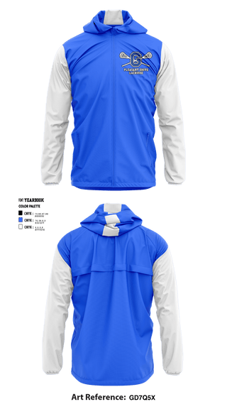 Windbreaker, Pleasant Grove High School Lacrosse, Women's Lacrosse, Teamtime, Team time, sublimation, custom sports apparel, team uniforms, spirit wear, spiritwear, sports uniforms, custom shirts, team store, custom team store, fundraiser sports, apparel fundraiser